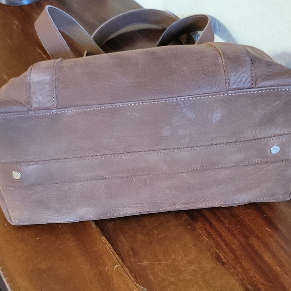 Longchamp Brown Leather Tote Bag - Picture 8 of 16